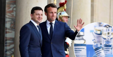 Франція готова допомогти Україні з вакциною від Covid-19, – Зеленський